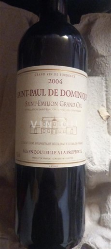 Bordeaux Saint-Émilion Grand Cru Saint-Paul de Dominique 2004