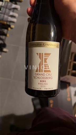 Alsace Riesling Grand Cru Domaine Kirrenbourg Grand Cru Schlossberg Berg Riesling 2020