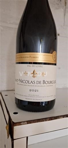 Vallée de la Loire Saint-Nicolas-De-Bourgueil Cave d'Augustin Florent 2021