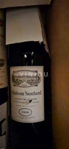Bordeaux Saint-Émilion Grand Cru Grand Cru Classé Château Soutard 1998