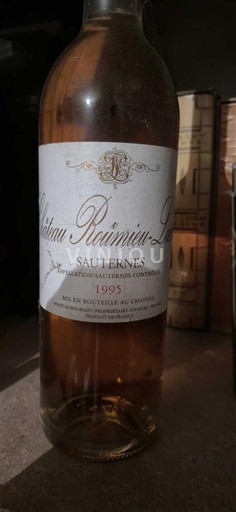 Bordeaux Sauternes Château Romieu-Lacoste 1995