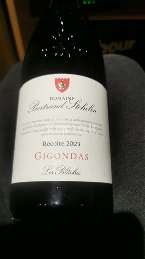 Rhônen laakso Gigondas Domaine Bertrand Stehelin Les Blûches 2023