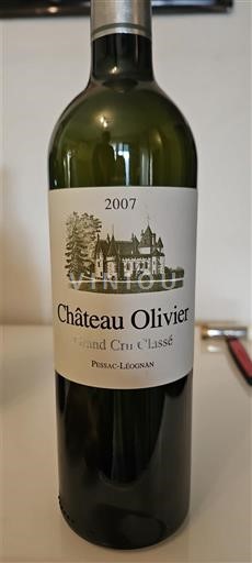 Bordeaux Pessac-Léognan Château Olivier 2007