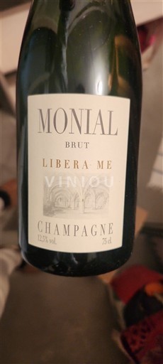 Champaña Champán Monial Libera Me Sin añada