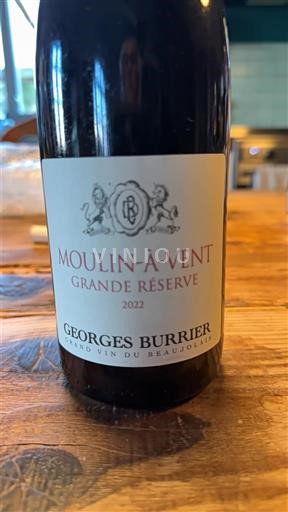 Beaujolais Moulin-à-vent Georges Burrier Grande Réserve 2022