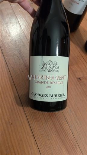 Beaujolais Moulin-à-vent Georges Burrier Grande Réserve 2022