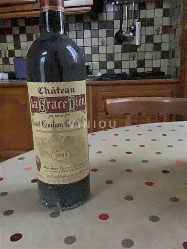 Bordeaux Saint-Émilion Grand Cru Château La Grâce Dieu Les Menuts 2004