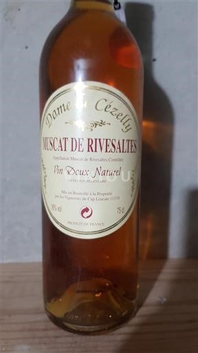 Roussillon Muscat de Rivesaltes Dame Cézelly Ikke årgangsbestemt