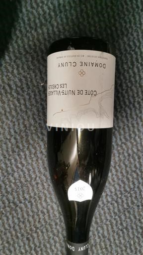 Burgundy Côte de Nuits Villages Domaine Cluny Les Creoles 2015