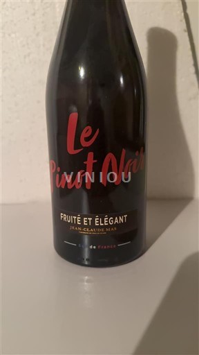 Languedoc a Roussillon Pays d'Oc Jean-Claude Mas Le Pinot Noir Fruité et Élégant 2022