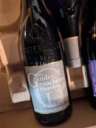 Vale do Ródano Châteauneuf-du-Pape Simian Les Grandes Grenachières d'Hippolyte 2022