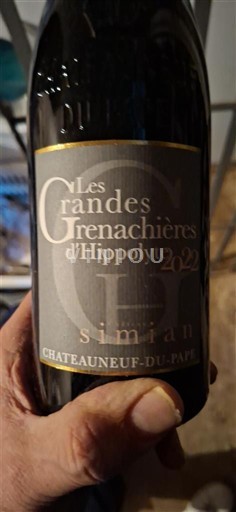 Thung lũng Rhône Châteauneuf-du-pape Simian Les Grandes Grenachières d'Hippolyte 2022