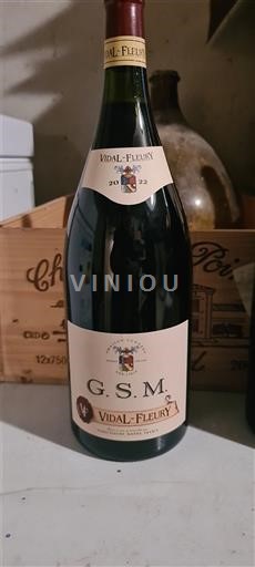 Rhône-dalen Côtes-du-Rhône Vidal-Fleury G.S.M. 2022