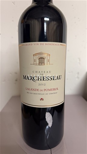 Bordeaux Lalande-de-Pomerol Château Marchesseau 2012