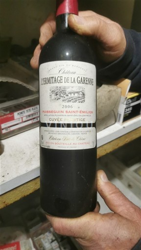Bordeaux Puisseguin-saint-émilion Château L'Ermitage de la Garenne Prestige 2006