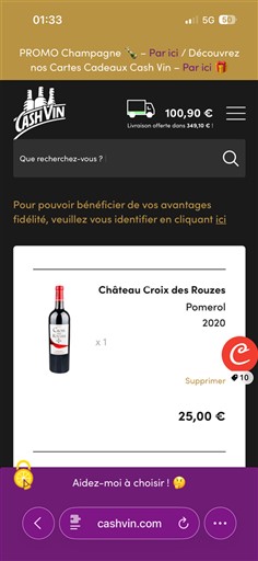 Bordeaux Pomerol Château Croix des Rouzes 2020