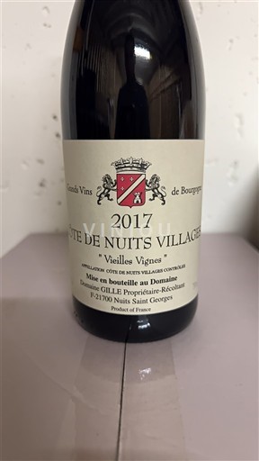 Burgundy Côte de Nuits Villages Domaine Gille Vieilles Vignes 2017