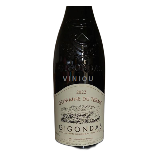 Rhônen laakso Gigondas Domaine Terme 2022