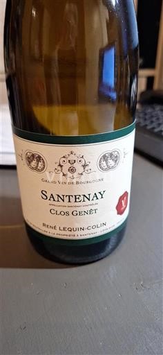 Vini Rouge sec Clos Genêt René Lequin-Colin 2023 Francia Borgogna Santenay AOC