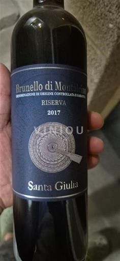 Toscana Brunello di Montalcino. Santa Giulia Riserva 2017