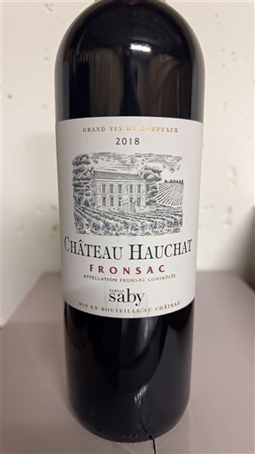 Bordeaux Fronsac Château Hauchat 2018