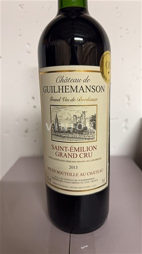 Bordeaux Saint-Émilion Grand Cru Grand Cru Château Guilhemanson 2013