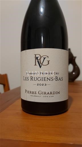 Burgundy Pommard Premier Cru Pierre Girardin Les Rugiens-Bas 2023