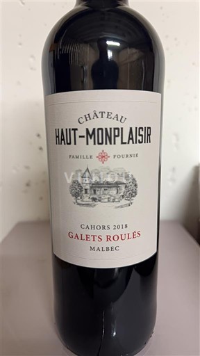 Sudoeste Cahors Château Haut-Monplaisir Galets Roulés 2018