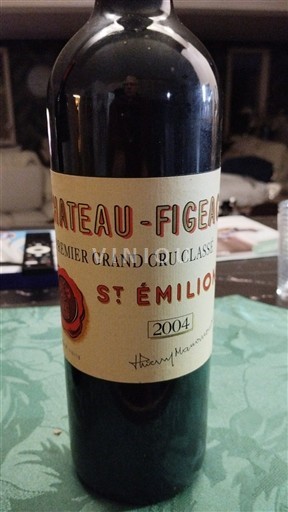 Bordeaux Saint-Émilion Premier Grand Cru Classé Château Figeac 2004