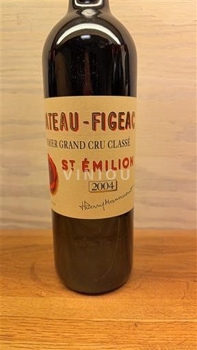 Bordeaux Saint-Émilion Premier Grand Cru Classé Château Figeac 2004