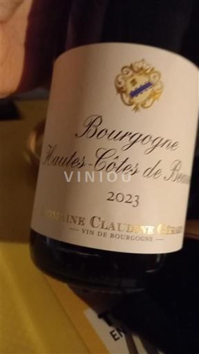 Bourgondië Niet gespecificeerd Domaine Claudine Chéru 2023