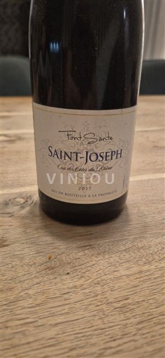 Rhônen laakso Saint-Joseph Font Sante des Coteaux de l'Ardèche 2017