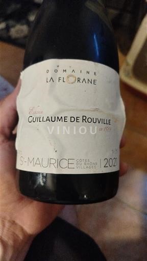 Rhônen laakso Määrittelemätön Domaine La Florane Guillaume de Rouville 2021