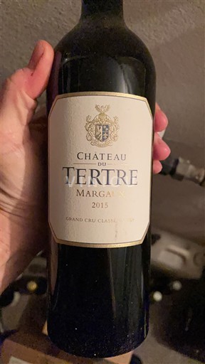 Bordeaux Margaux Grand Cru Château Tertre 2015