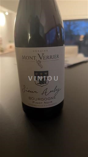 Burgundi Bourgogne Domaine Mont Verrier Sieur Audry 2024
