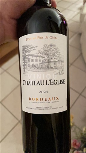 Bordeaux Château L'Eglise 2024