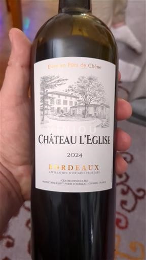 Bordeaux Château L'Eglise 2024