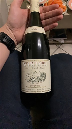 Bourgogne Givry Premier Cru Parize Père et Fils Clos Les Grandes Vignes 2016