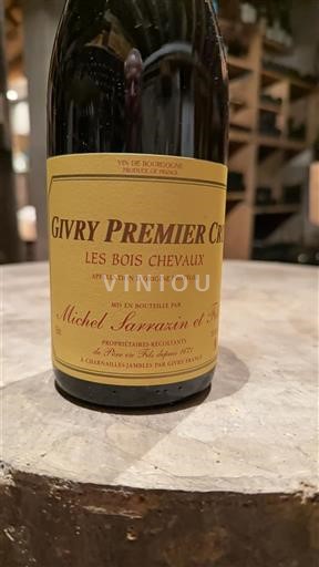 Burgundy Givry Premier Cru Michel Sarrazin et Fils Les Bois Chevaux 2023