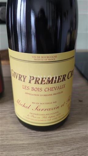 Burgundy Givry Premier Cru Michel Sarrazin et Fils Les Bois Chevaux 2023