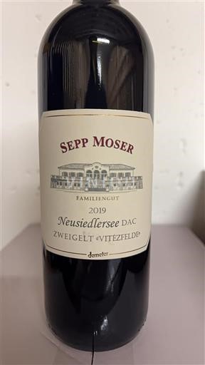 Burgenland Neusiedlersee DAC Sepp Moser Zweigelt Vitezfelde 2019