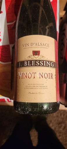 Alsace Pinot noir J. Blessing 2007