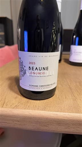 Burgundsko Beaune Domaine Christophe Billard Longbois 2023