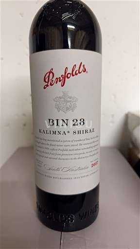 South Australia Not Specified Penfolds Bin 28 Kalimna Shiraz 2017