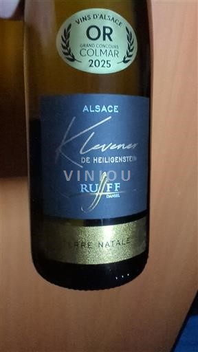 Alsasko Klevener-de-heiligenstein Ruff Daniel Terre Natale 2024