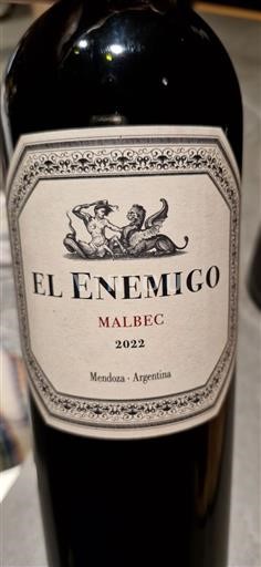 Mendoza El Enemigo Malbec 2022