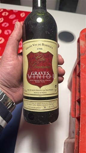 Bordeaux Graves Clos Lorenzi 1996