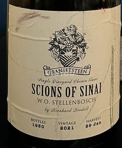 Obalna regija Stellenbosch Scions of Sinai 2021