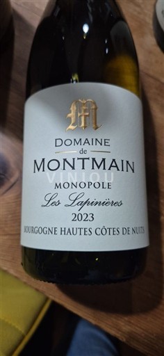 Bourgogne Ikke specificeret Domaine Montmain Les Lapinières 2023