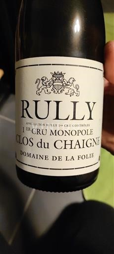 Bourgogne Rully Premier Cru Domaine La Folie Clos du Chaigne 2023